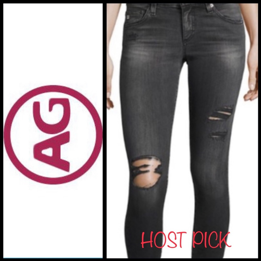 ❤️NWT AG SKINNY ANKLE BLACK JEAN